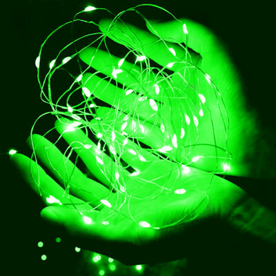 green fairy lights
