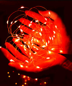 red fairy lights
